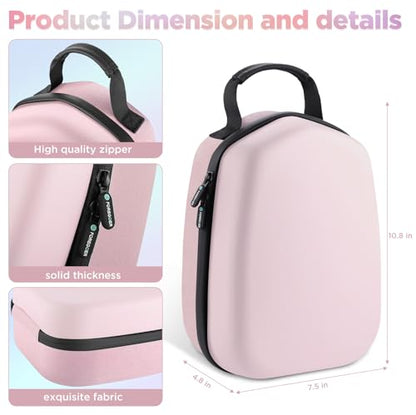 FOREGOER Hard Carrying Case Compatible with Meta Quest 3S/Quest 3/Oculus Quest 2 Official Original, Portable Travel Vision Pro Case for Touch Controllers Accessories : Video Games