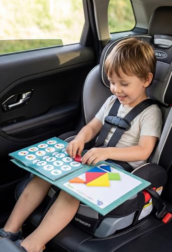 Magnetic Travel Tangram for Kids - 2 Sets Tangrams Puzzles - Creative Magnetic Puzzles and Brain Stimulating Toys, Busy Travel Toys for Car, Cruise & Airplane Rides - style: Magnetic Travel Tangram