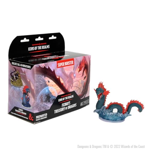 WizKids D&D Icons of the Realms: Fizban's Treasury of Dragons 8 Ct. Booster Brick (Set 22) - style: 8 Count Brick