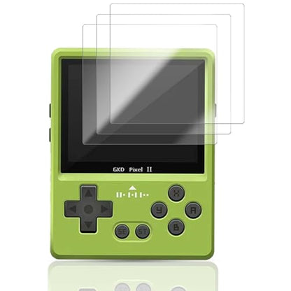 3 pack Screen Protector for GKD Pixel 2 Handheld Game Console, 9H Hardness Tempered Glass for GKD Pixel 2,Anti-Scratch, Bubble Free, HD Clarity