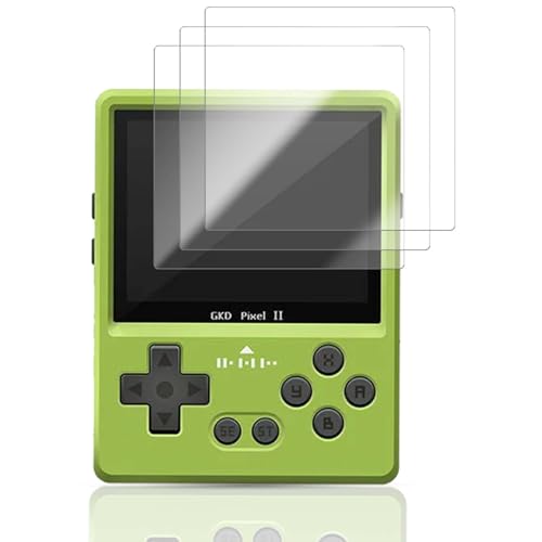 3 pack Screen Protector for GKD Pixel 2 Handheld Game Console, 9H Hardness Tempered Glass for GKD Pixel 2,Anti-Scratch, Bubble Free, HD Clarity