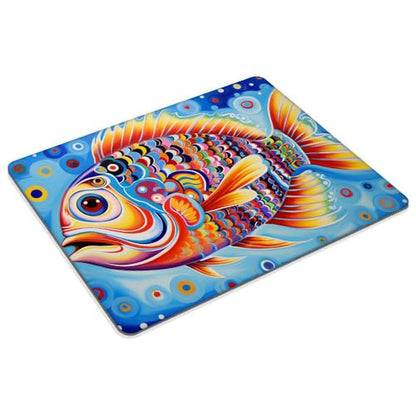 Square Mouse Pad Marine Art Spiny Dolphin,Gaming Mouse Pads for Desk,Soft Computer Waterproof Non-Slip Mouse Mat - color: Marine art spiny dolphin