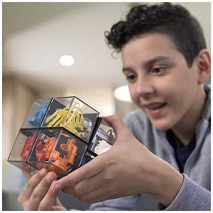 Rubik's Cube, Perplexus Hybrid 2x2 Brain Teaser Fidget Toy & 3D Maze Puzzle | Twist To Align Tracks & Guide Puzzle Cube, Challenging STEM Puzzle Develops Problem-Solving & Logic Skills For Kids, Ages 8+ - color: Multicolor