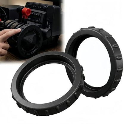 Trim Wheel Cover Compatible with Honeycomb Bravo Throttle Quadrant, Anti-Slip Grip Control Accessory for Flight Simulation, Professional GA Cockpit Upgrade, 2pc