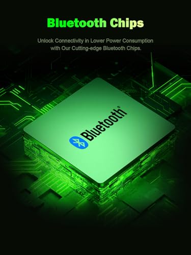 BLUEDEE Computer Speakers for Desktop PC, Computer Sound bar, HiFi Stereo Speakers for Computer Desktop, Bluetooth 5.0 and 3.5mm Aux-in PC Soundbar, USB/USB C Powered Gaming Speakers for pc, Laptop