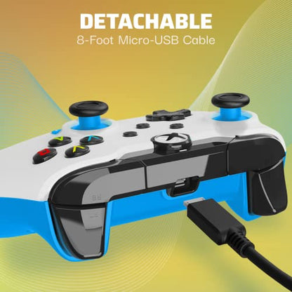 PDP Wired Controller Ion White for Xbox Series X|S, Gamepad, Wired Video Game Controller, Gaming Controller, Xbox One, Officially Licensed - Xbox Series X - color: Ion White