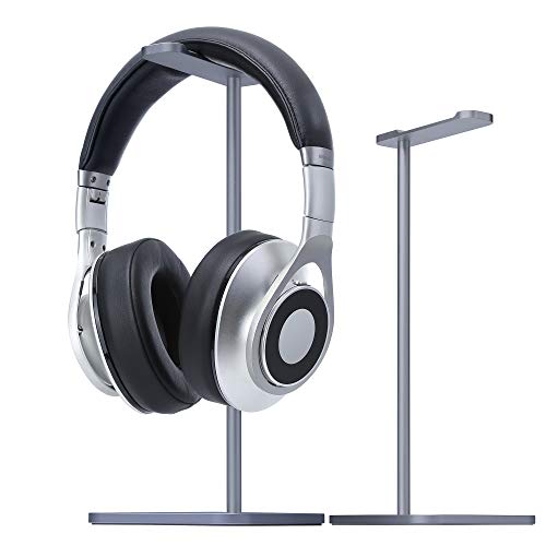Headphone Stand for Desk, Aluminum Headset Stand (Space Gray) - color: Gray