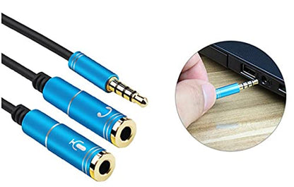 ELINKA Computer Microphone,Condenser Microphone,3.5MM Plug and Play Omnidirectional Mic with Desktop Stand for Gaming,YouTube Video,Recording Podcast,Studio,for PC,Laptop,Tablet,Phone
