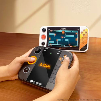My Arcade Atari Gamestation Go: 200+ Preloaded Retro Games, Includes PACMAN | Rechargeable Battery, Wi-Fi, Smartglow, 7 Inch Display, Atari 2600, Connects to TV via HDMI