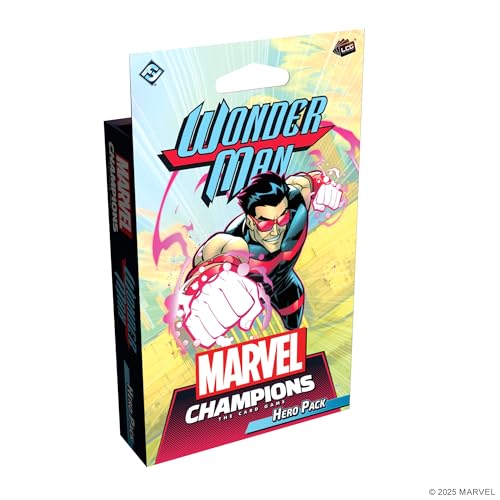 Marvel Champions The Card Game Wonder Man Hero Pack | 40-Card Pre-Built Leadership Deck, Cooperative Strategy Game for Kids & Adults, Ages 14+, 1-4 Players, 45-90 Min Playtime