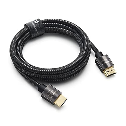 Zeskit X-Tech 48Gbps Ultra High Speed HDMI Cable 8ft, 8K60 4K120 144Hz eARC HDR HDCP 2.2 2.3 Compatible with Dolby Vision Apple TV 4K Roku Sony LG Samsung Xbox Series X RTX 3080 PS4 PS5 - size: 8 ft