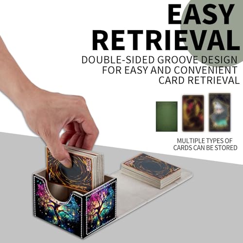 for Card Storage - High Capacity Anime Card Sleeves, Commander Decks, Luminescent Tree - color: Luminescent Tree