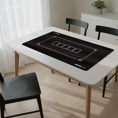 Poker Mat 40 × 24 Inch | Professional Texas Hold em Mat for Poker Set - Poker Table Top in Casino Style