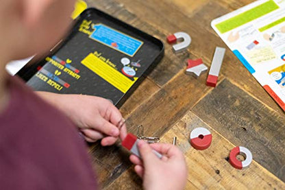 TS Shure by Bendon Educational Magnetic Science Experiment Learning Tin with 8 Magnets and 5 Paper Clips 50521 - style: Magnetic Science Set