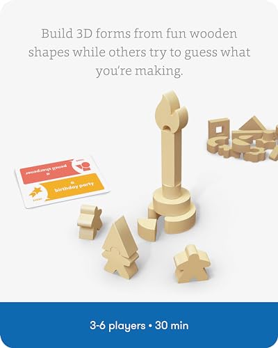SimplyFun Asymbol - A Building and Communication Game That Challenges Your Creativity & Imagination - 3 to 6 Players - A Game for Kids Ages 8 & Up - style: Asymbol