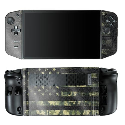 Glossy Glitter Gaming Skin Compatible with Lenovo Legion Go - American Camo - Premium 3M Vinyl Protective Wrap Decal Cover - Easy to Apply | Crafted in The USA by MightySkins - color: American Camo, style: Glossy Glitter Finish