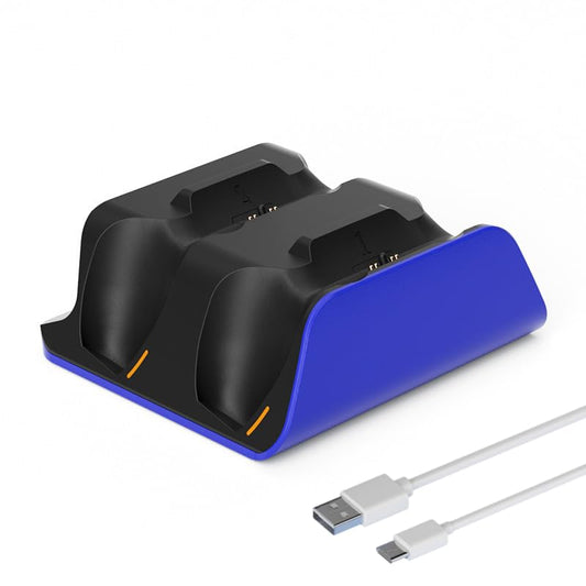 Tangxi PS 5 Controller Charger Station for Dual Wireless Controllers Simultaneous Charging, Compatible with PS 5 Pro, Slim, Dualsensess, Edge Controller (Blue) - color: Blue