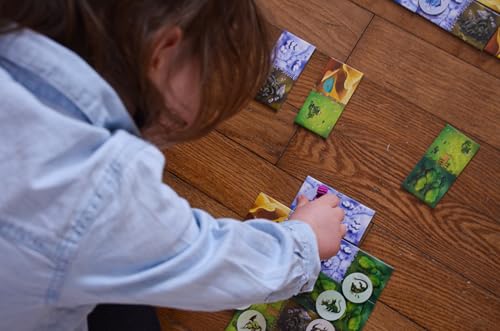 Tabletop Strategy Game, My First Kingdomino, Fun Kids & Adults Family Fantasy Board Game, 2-4 Players, Ages 5+, Dragomino by Blue Orange Games - style: Dragomino