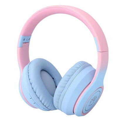 Over Ear ANC Active Noise Cancelling Headphone Gaming Headset for Long Term Wear 1 Unit (Blue) - color: Blue