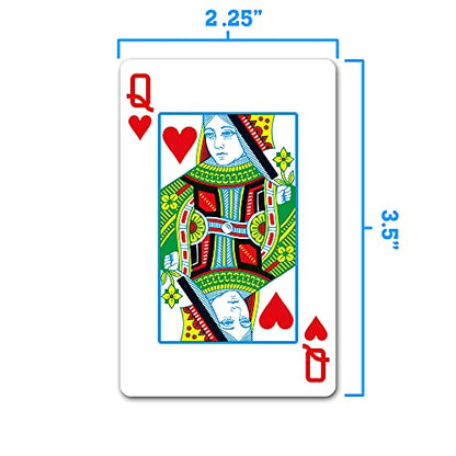 Copag WSOP 2024 Modern Design 100% Plastic Playing Cards - Narrow Size (Bridge) Regular Index Purple/Orange Double Deck Set
