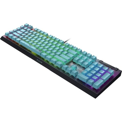 Razer BlackWidow V4 X Mechanical Gaming Keyboard, Zenless Zone Zero Edition | Green Switches Tactile & Clicky, 6 Macro Keys, Chroma RGB, Doubleshot ABS Keycaps, Sound Dampening & Stabilizers - color: Zenless Zone Zero Edition