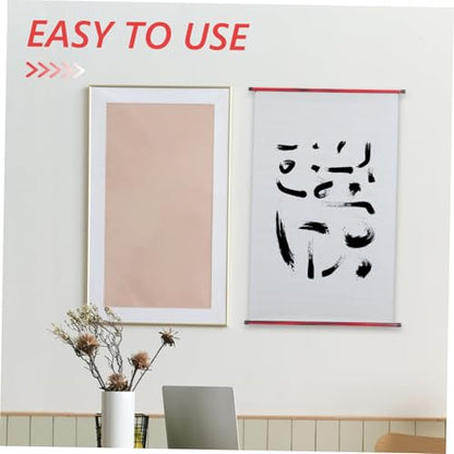 TEHAUX 0.7m Chinese Calligraphy Water Writing Mat Scroll Reusable Blank Practice Cloth for Calligraphy and Painting for Home and School Use - size: 70.00X42.00X2.00CM