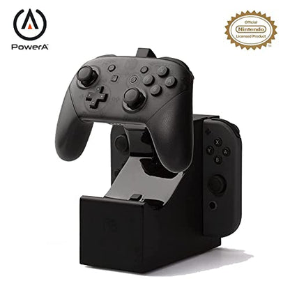 PowerA Joy-Con & Pro Controller Charging Dock for Nintendo Switch - Black