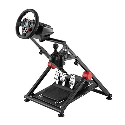 NanoRS RS155 Foldable Gaming Steering Wheel Stand Steel Frame Support Game Driving Bracket up to 20kg