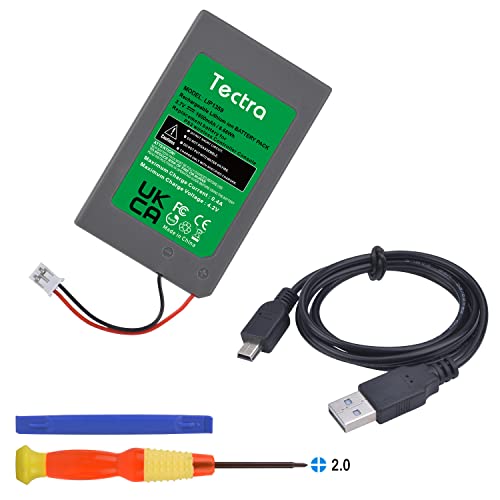 Tectra PS3 Controller Battery, LIP1359 Battery Compatible with Sony PlayStation 3 PS3 Dualshock 3 Controller CECHZC2E, CECHZC2U with USB Charging Cable