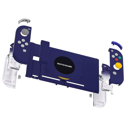 eXtremeRate DIY Replacement Shell Buttons for Nintendo Switch, Back Plate for Switch Console, Housing with Full Set Buttons for Joycon Handheld Controller - Classic SwitchCube Style - color: Classic SwitchCube Style