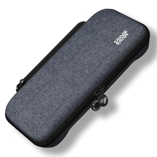 SAVAGE RAVEN by Skull & Co. Every Day Slim Carrying Case for Nintendo Switch 2: Portable Hard Shell Protective, Gaming Console Protection Case- Denim - color: EDC-Denim