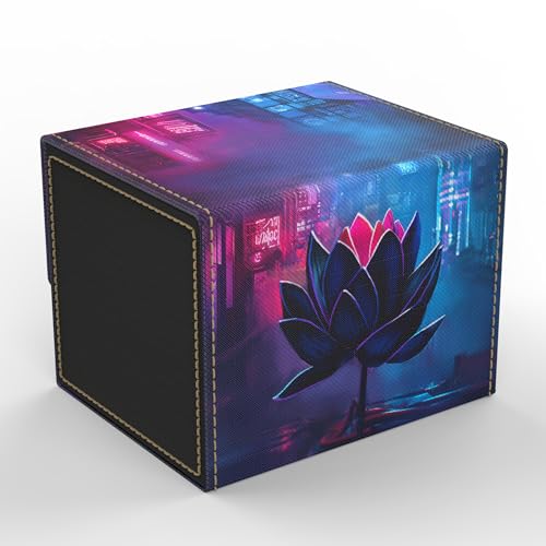 Vault's - TCG/MTG 100+ Card Art Deck Boxes (Cyberpunk Black Lotus) - style: Cyberpunk Black Lotus
