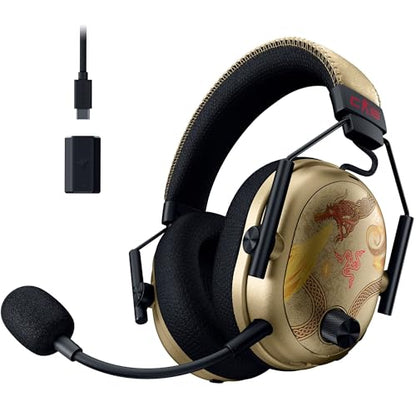 Razer BlackShark V3 Pro Wireless ANC PC Gaming Headset, CS2 Edition | Full Band Mic, 50mm Drivers, 2.4 GHz, Bluetooth, USB, 3.5mm, Works with Mac, PS5, Nintendo Switch, Smartphone, 70 Hr Battery - color: Counter-Strike 2 Edition, style: PC