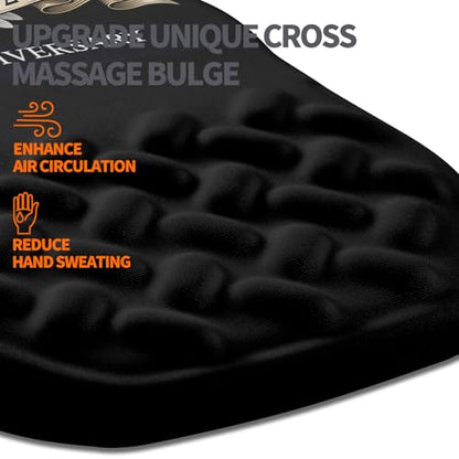 Ergonomic Slope Mouse Pad Wrist Support, Wrist Rest Mousepad for Carpal Tunnel Pain Relief with Massage Bulge and Slow Rebound Memory Foam (12x8 inch, 250th Anniversary) - color: AM040-250th anniversary