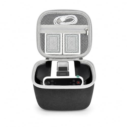 Casmliee Hard Card Shuffler Case for Square Auto Shufflers (Grey, Large) | EVA hard shell, fits base-free square card shufflers, stores up to 6 decks and charger for home game nights and travel - color: Grey, size: Large