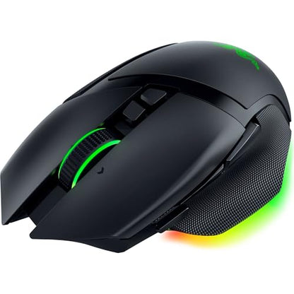 Razer Basilisk V3 Pro Wireless Gaming Mouse: HyperScroll Tilt Wheel - 30K DPI Optical Sensor - Gen-3 Optical Switches - 13-Zone Chroma RGB - 13 Programmable Controls - 3 Connection Modes - Black - color: Classic Black
