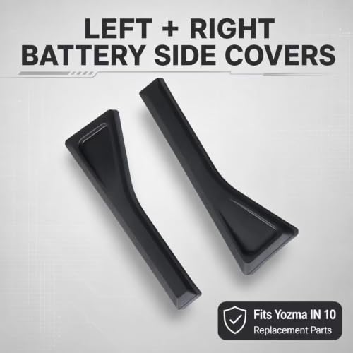 Battery Cover Guard Compatible Fit for Yozma IN 10, Electric Dirt Bike Battery Wrap Protector Left & Right Side Covers, Controller Cover Replacement Parts (Left and right battery side covers) - color: Left and right battery side covers