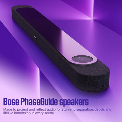 Bose New Lifestyle Ultra Soundbar, Wireless Home Soundbar for TV with Dolby Atmos, Surround Sound, Black - color: Black