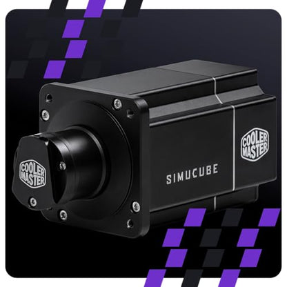 Cooler Master x Simucube 2 Pro Direct Drive Wheelbase – 25Nm High-Torque Force Feedback, Ultra-Precise Direct Drive, Pro Sim Racing Performance, Low Latency, PC Compatible