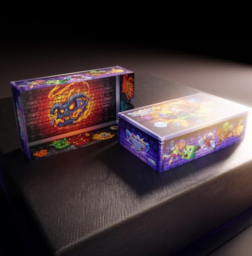 Dungeon Drop Bigger Bolder Bundle by Phase Shift Games, Collector's Edition | Base Game, Dropped Too Deep, Wizards & Spells, Trials & Tools, Dungeon Walls, & Treasure Trunk