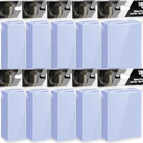 1200 Count MTG Card Sleeves for Trading Cards, Soft Penny Card Sleeve Card Protectors Fits MTG, TCG Cards, Sports Cards, Game Cards - color: 1200p