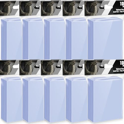 1200 Count MTG Card Sleeves for Trading Cards, Soft Penny Card Sleeve Card Protectors Fits MTG, TCG Cards, Sports Cards, Game Cards - color: 1200p