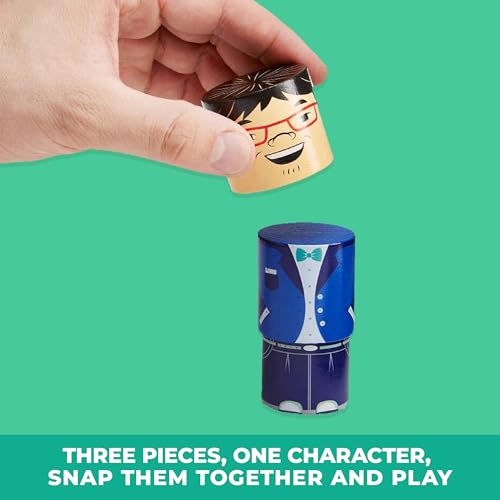 32-Piece Magnetic Wooden Figures, Adults and Kids | Multicultural family set, adult and child pieces in four skin tones, toddler diversity toys for preschool and child care - size: 32 Piece Set