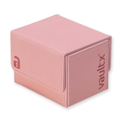 Vault X Sideloading Deck Box 100+ Sleeved Cards Exo-Tec (Pink) | Holds 100+ sleeved TCG cards. Padded side-loading deck box, secure magnetic lid, water-resistant Exo-Tec.