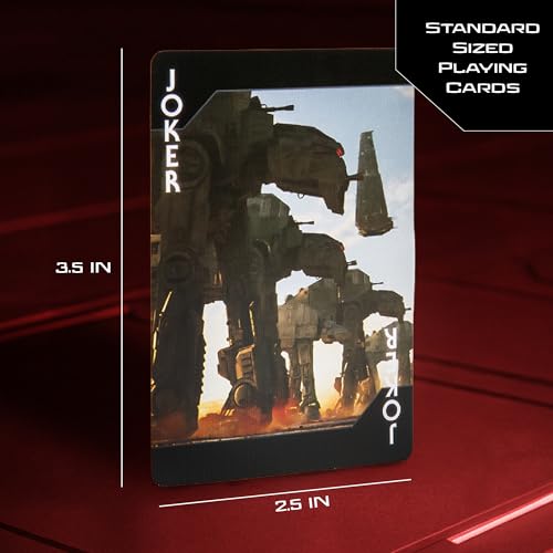 Aquarius Star Wars Villains Playing Cards - Deck of Cards Star Wars Fans - Unique Card Designs, Gift & Merchandise for All Ages - style: Dark Side Villains
