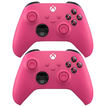 Microsoft QAU-00082 Xbox Wireless Controller Deep Pink 2 Pack - color: Deep Pink