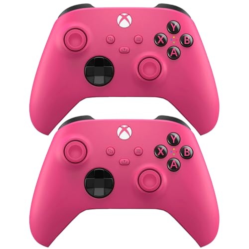 Microsoft QAU-00082 Xbox Wireless Controller Deep Pink 2 Pack - color: Deep Pink