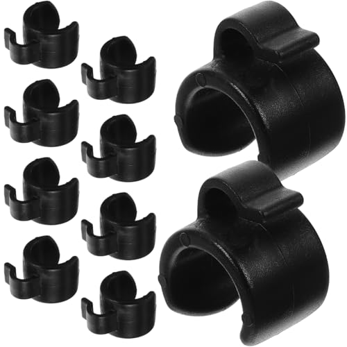 20 Pack Mic Stand Cable Clip Pole Mount Cable Holder for Tripod Phone Stand and Wireless Microphone Snap for Live Streaming Recording Travel