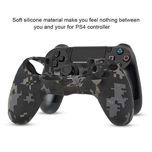 Protective Case Controller,Soft Silicone Sleeve Case,Gaming Controller Handle Cover,Controller Skin Cover Protective Case (Grey)