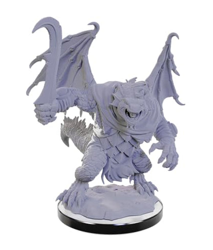 WizKids D&D Nolzur's Marvelous Miniatures: Draconian Foot Soldier & Mage Dungeons and Dragons Unpainted Miniatures - style: Draconian Foot Soldier & Mage
